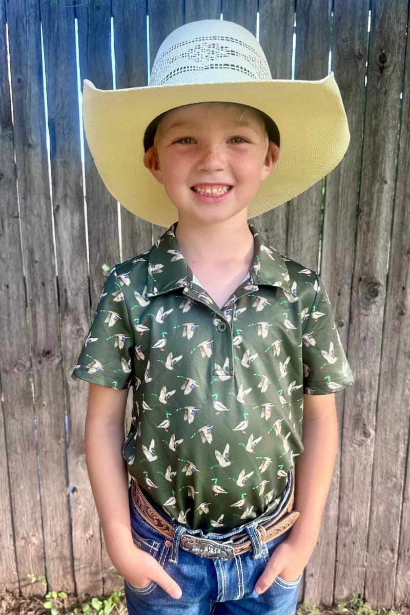 Flee The Flock Kids Polo
