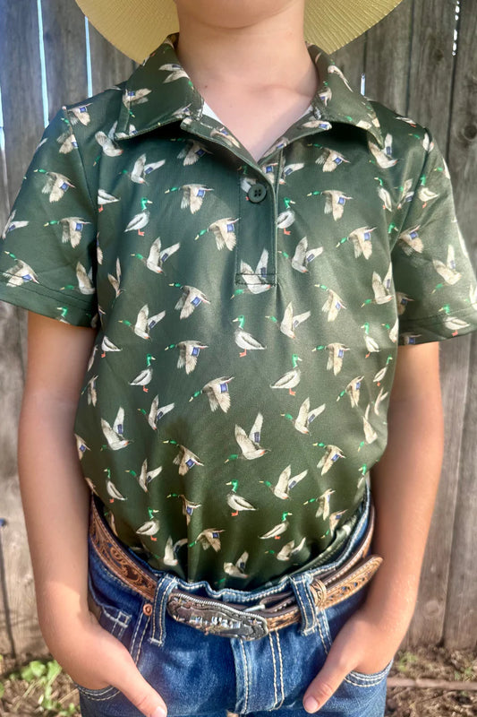 Flee The Flock Kids Polo