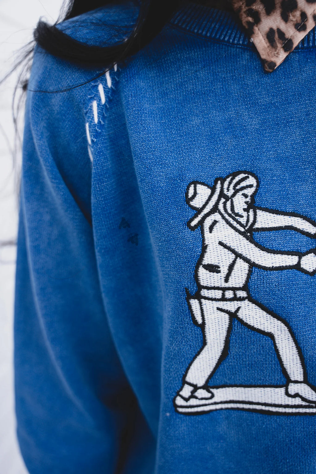 Cobalt Cowboy Sweater