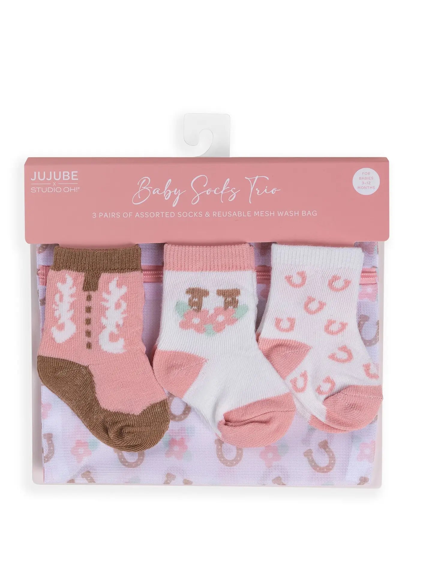 Cowgirl Sock Trio -Baby