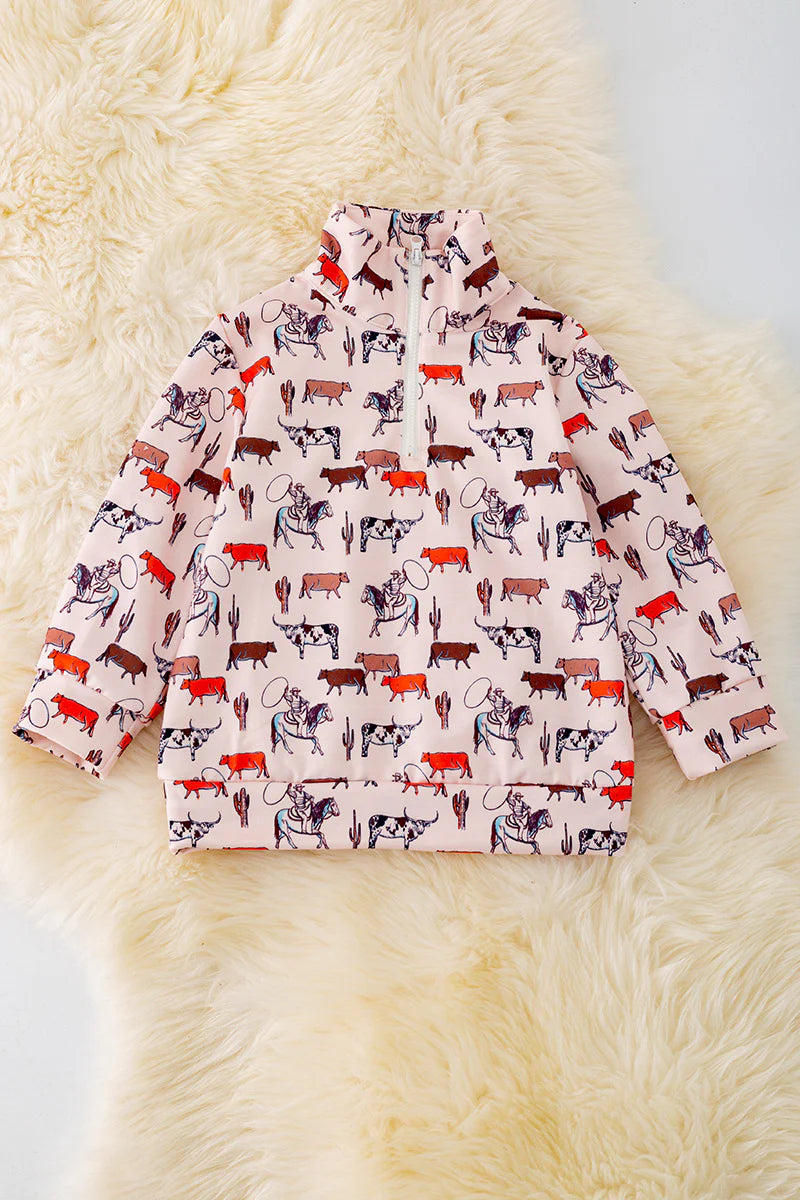 Cowpoke Kids Pullover