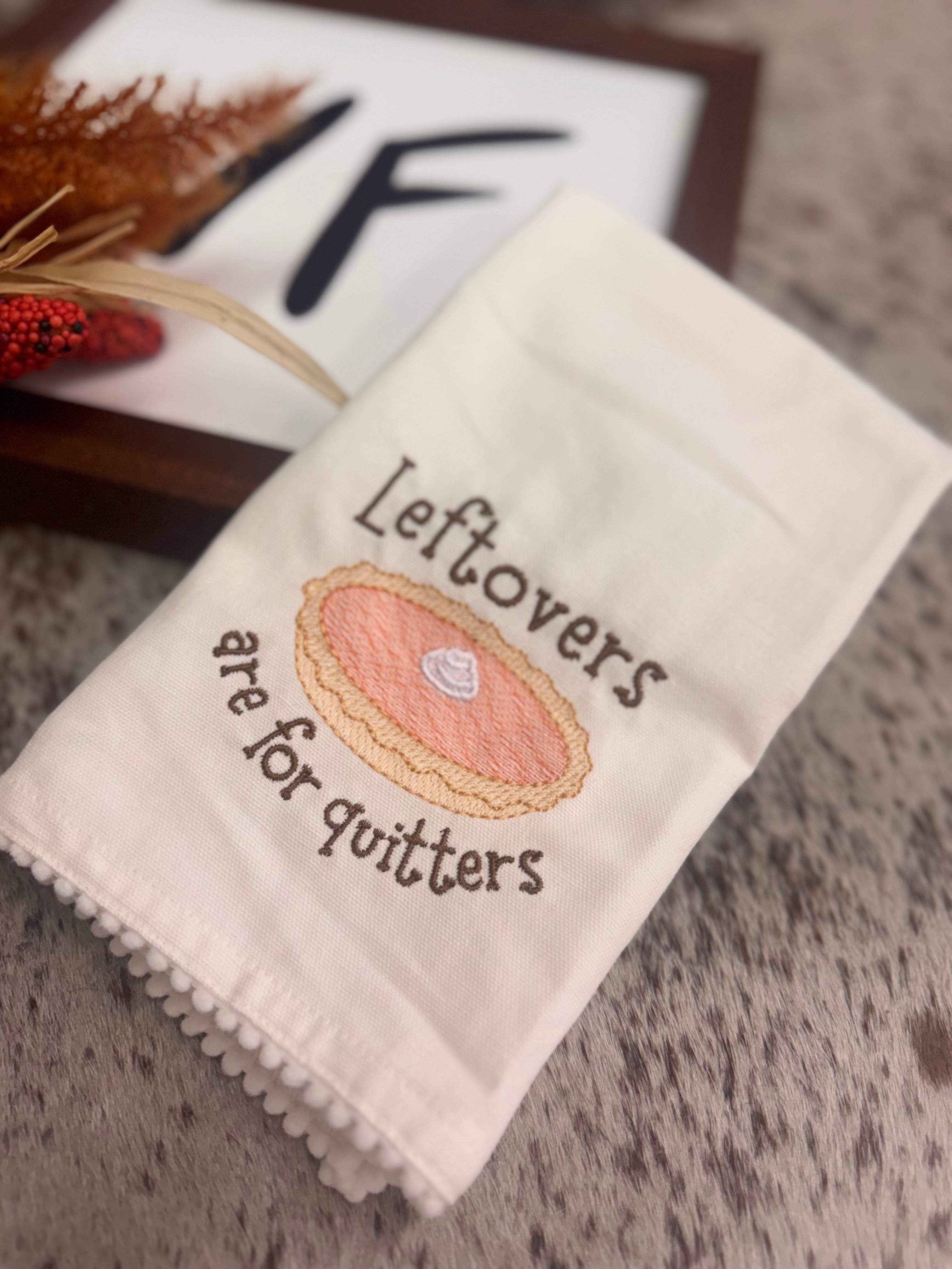 Leftovers Tea Towel