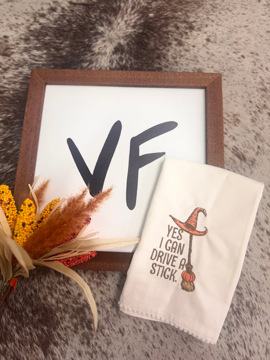 Drive A Stick Tea Towel