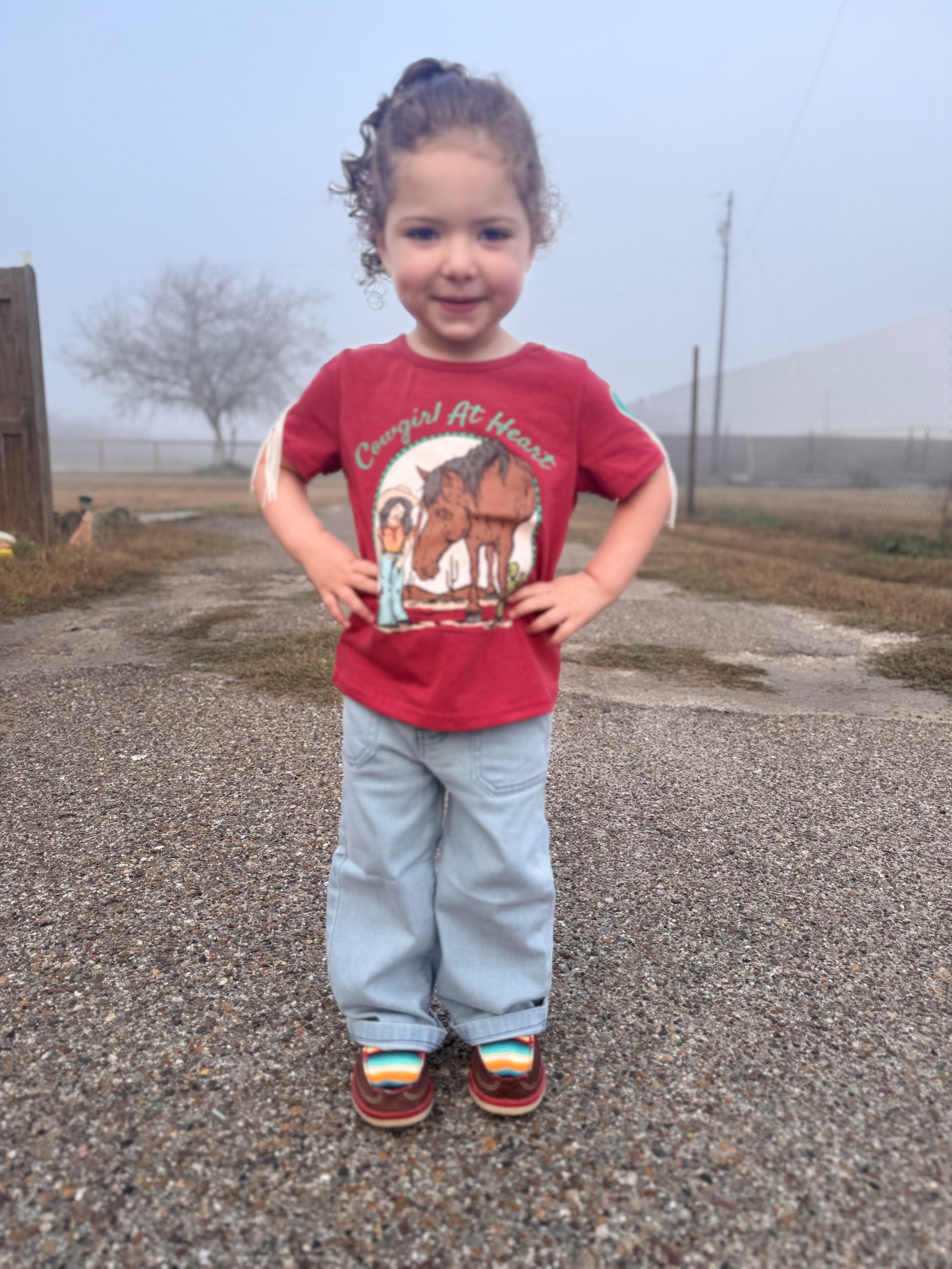 Relaxed Girls Denim Jeans