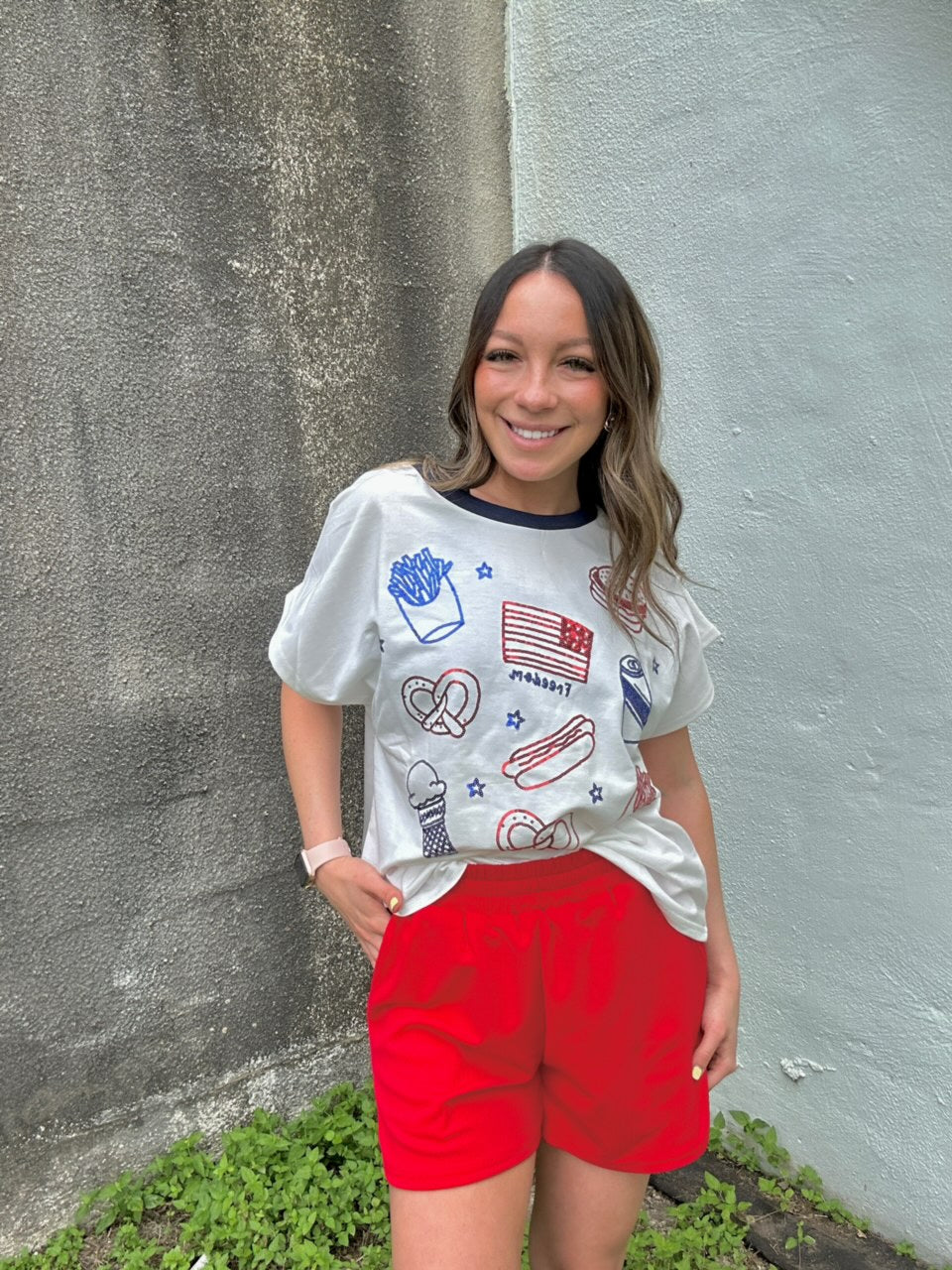 Freedom Sequin Top