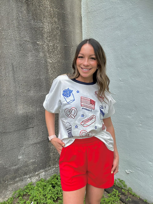 Freedom Sequin Top