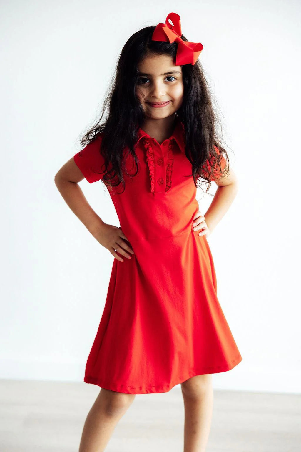 Red Girls Polo