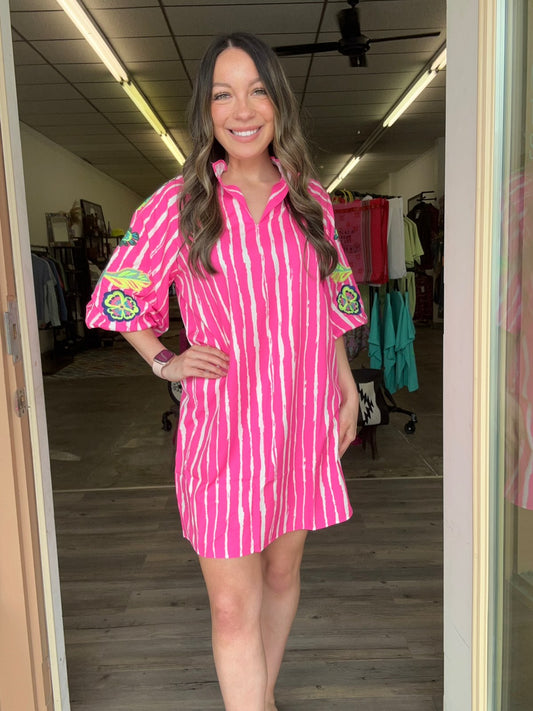 Donna Embroidered Dress