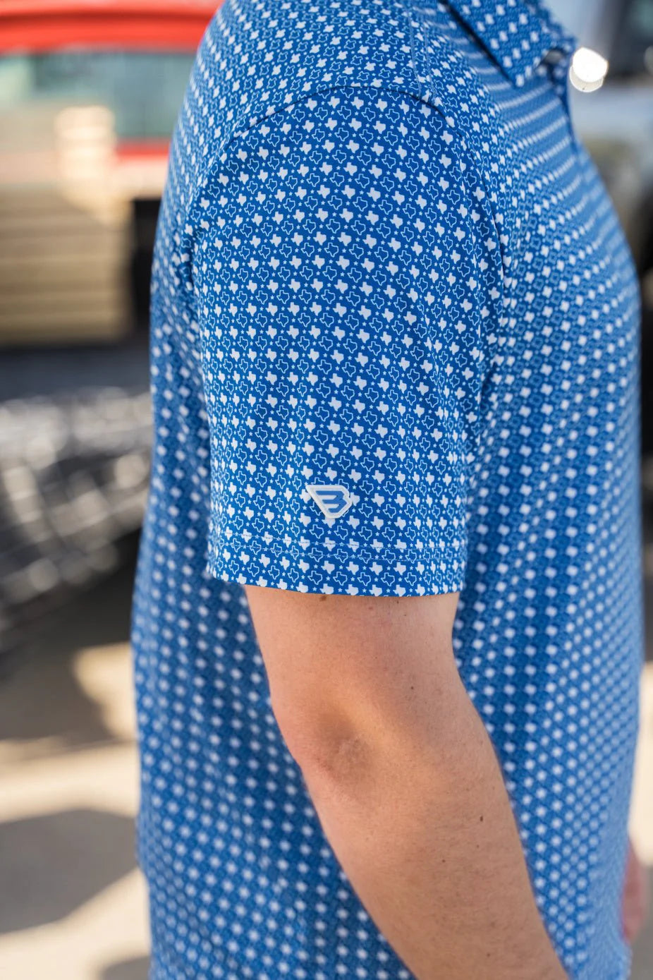 Texas Blue & White Burlebo Polo