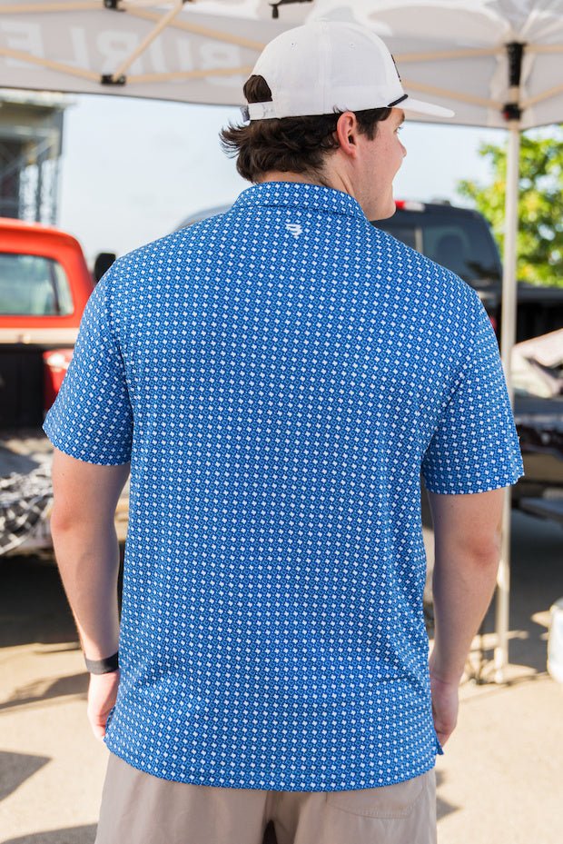 Texas Blue & White Burlebo Polo