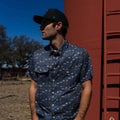 Mens Burlebo Western Desert Night Shirt